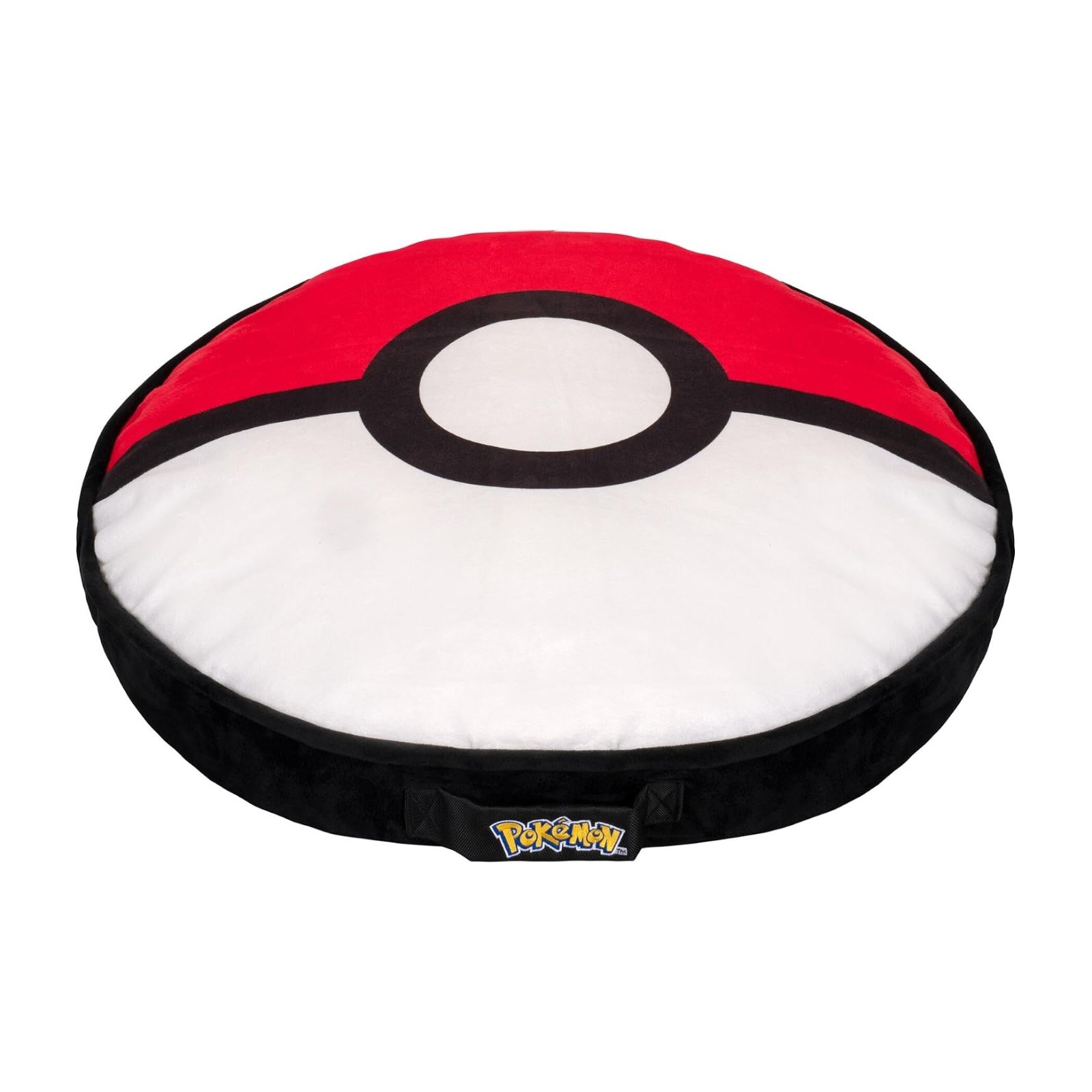 Pokéball-Haustierbett – Kissenbett ca. 76 cm mit waschbarem Bezug