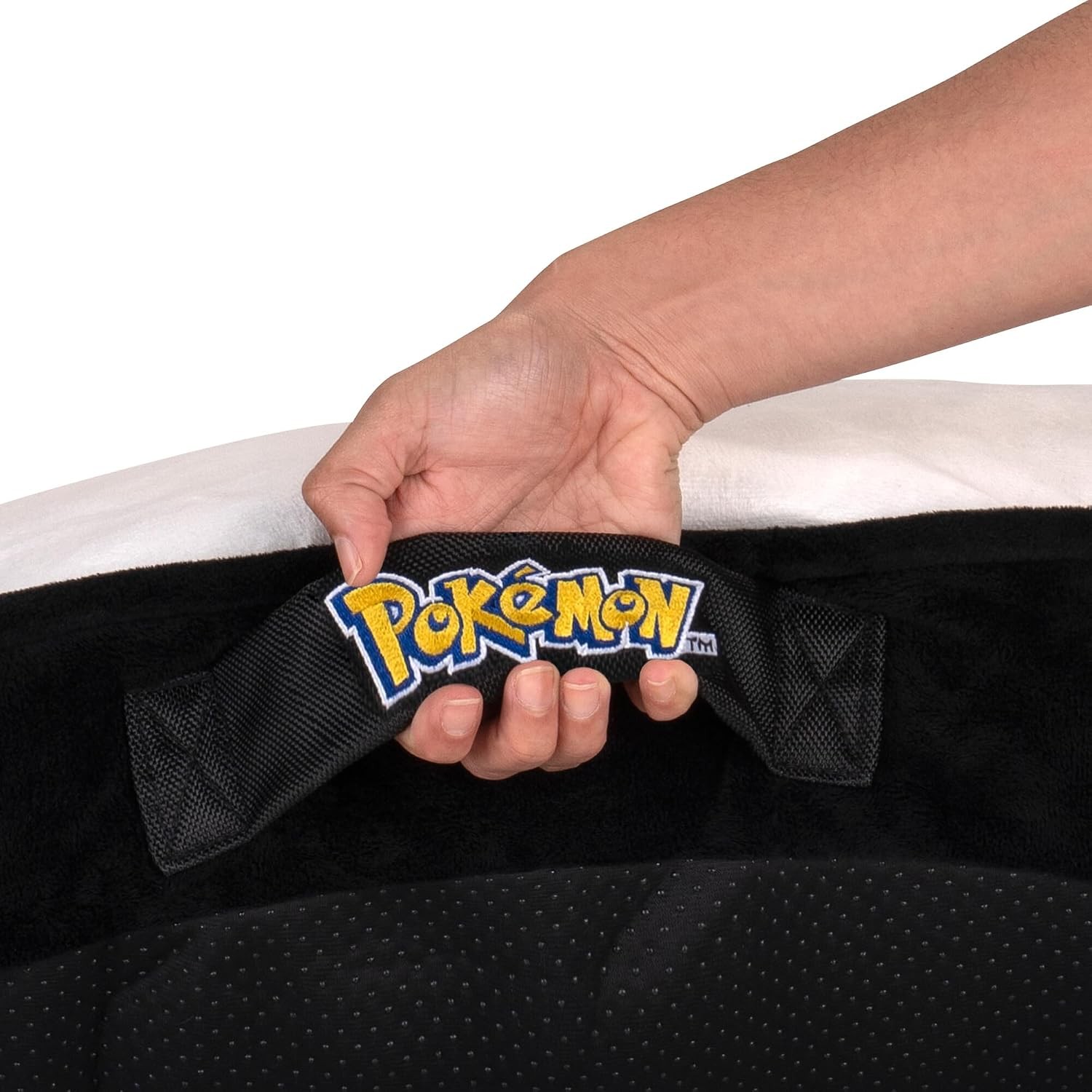Pokéball-Haustierbett – Kissenbett ca. 76 cm mit waschbarem Bezug
