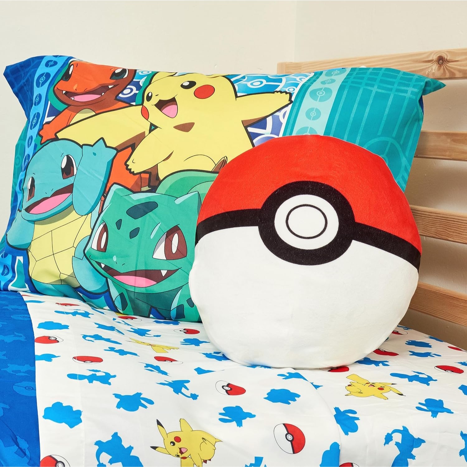 Pokéball-Kissen „Cloud“ – Plüschkissen ca. 28 cm