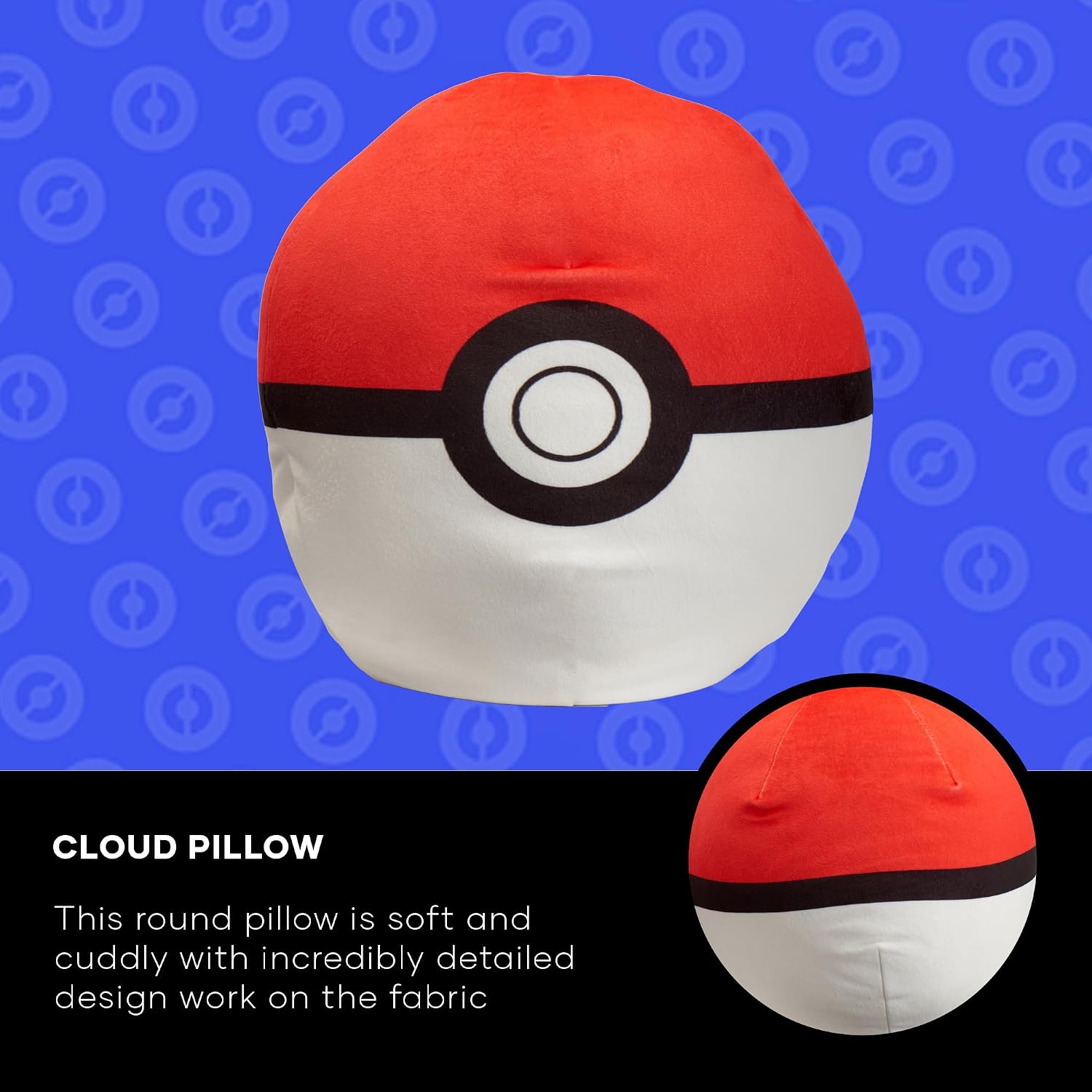 Pokéball-Kissen „Cloud“ – Plüschkissen ca. 28 cm