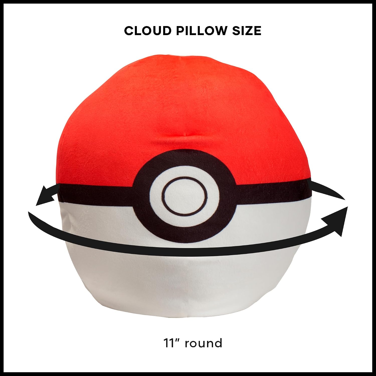 Pokéball-Kissen „Cloud“ – Plüschkissen ca. 28 cm