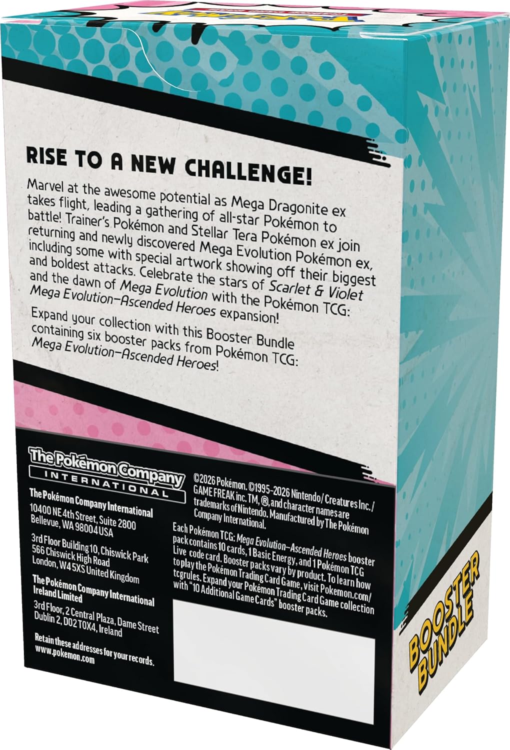 Pokémon TCG: Mega-Entwicklung – Ascended Heroes Booster Bundle (Englisch)