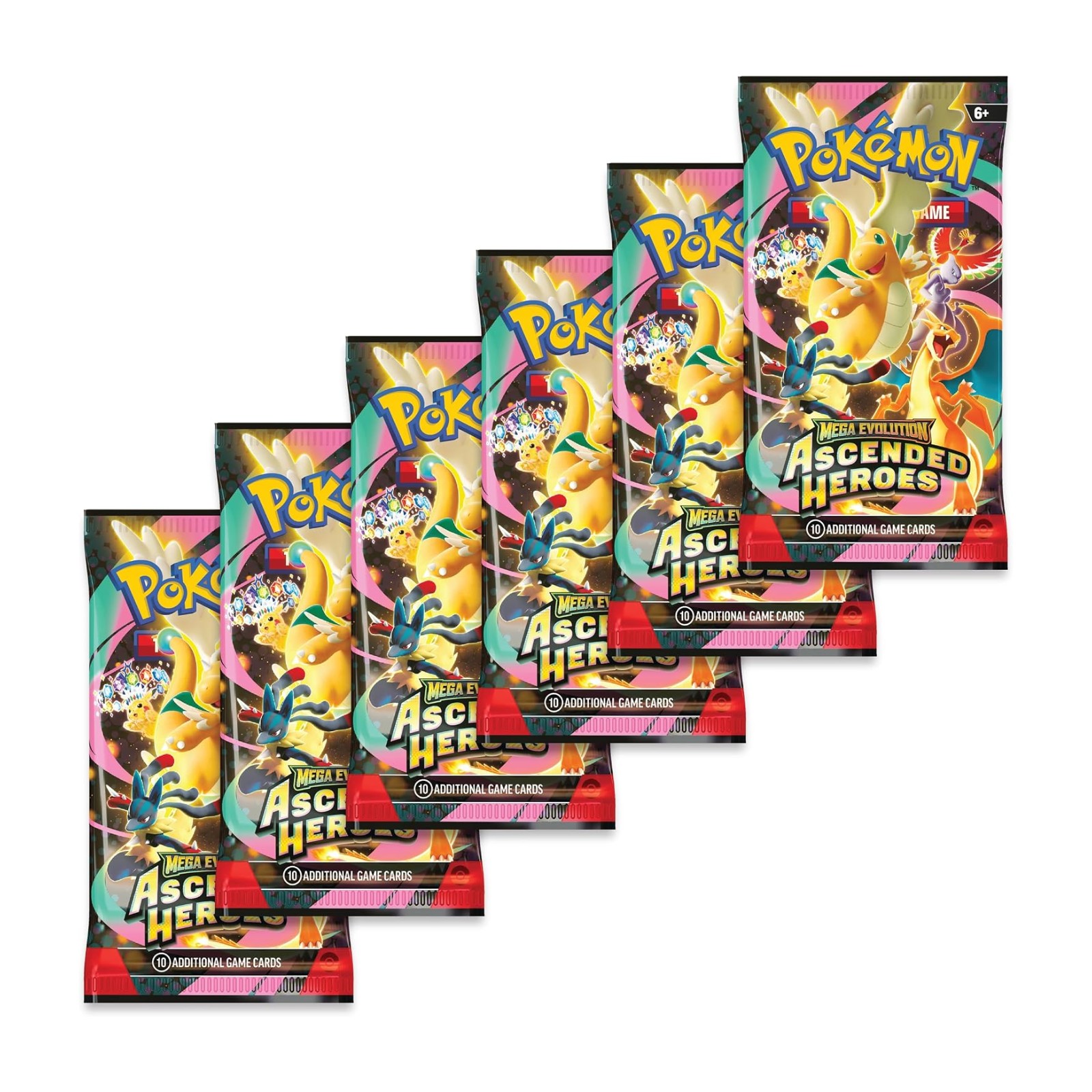 Pokémon TCG: Mega-Entwicklung – Ascended Heroes Booster Bundle (Englisch)