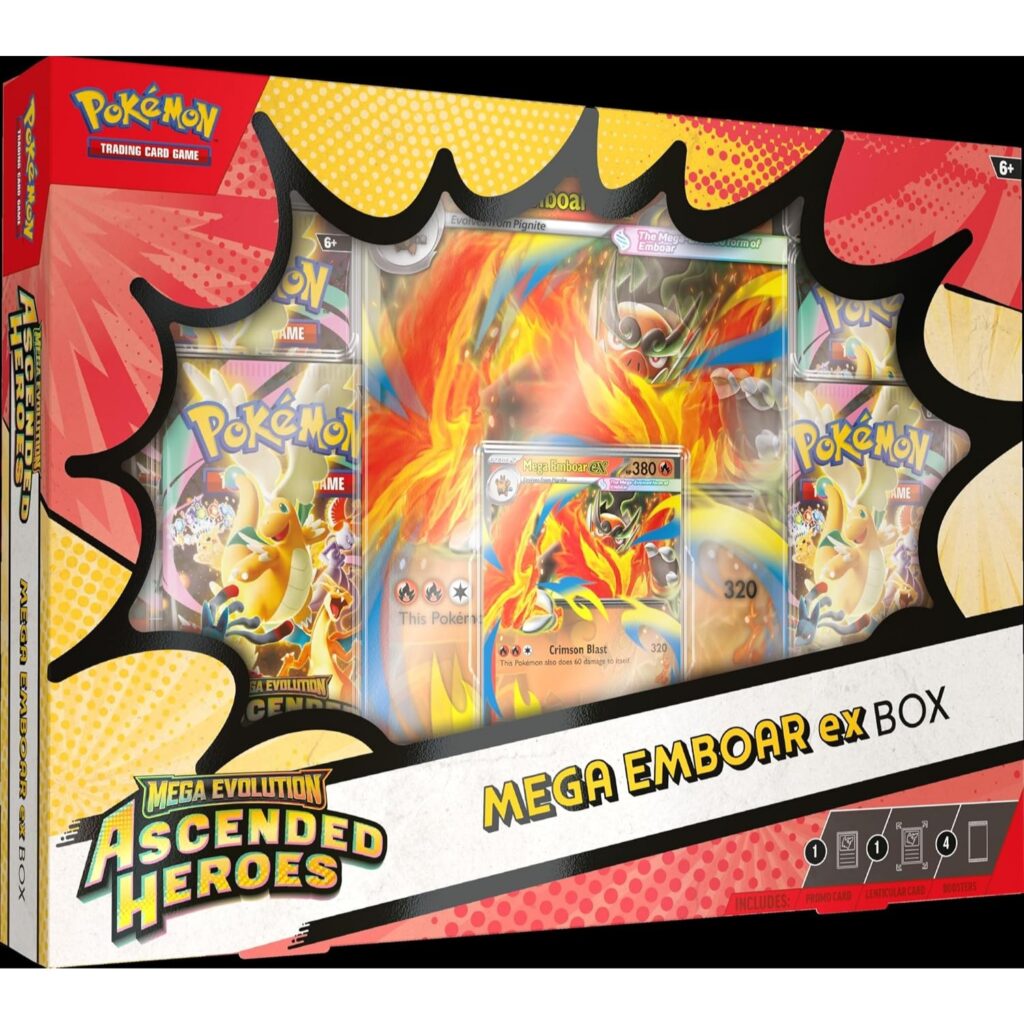 Pokémon TCG: Mega-Entwicklung – Ascended Heroes ex Box (Englisch)