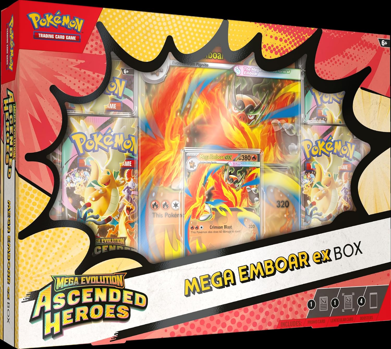 Pokémon TCG: Mega-Entwicklung – Ascended Heroes ex Box (Englisch)