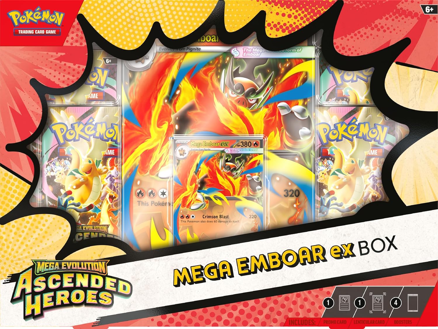 Pokémon TCG: Mega-Entwicklung – Ascended Heroes ex Box (Englisch)