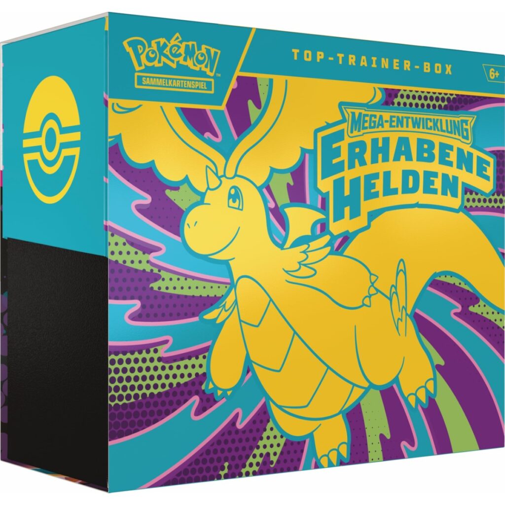 Pokémon Top-Trainer-Box Mega-Entwicklung – Erhabene Helden (Deutsch)