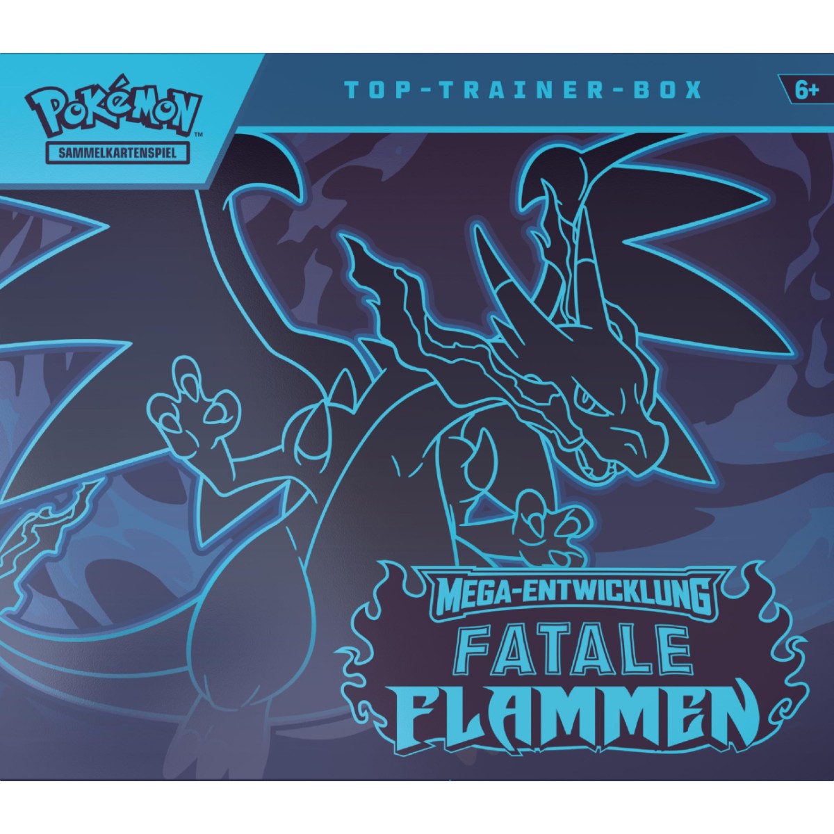 Pokémon Top-Trainer-Box Mega-Entwicklung – Fatale Flammen (Deutsch)