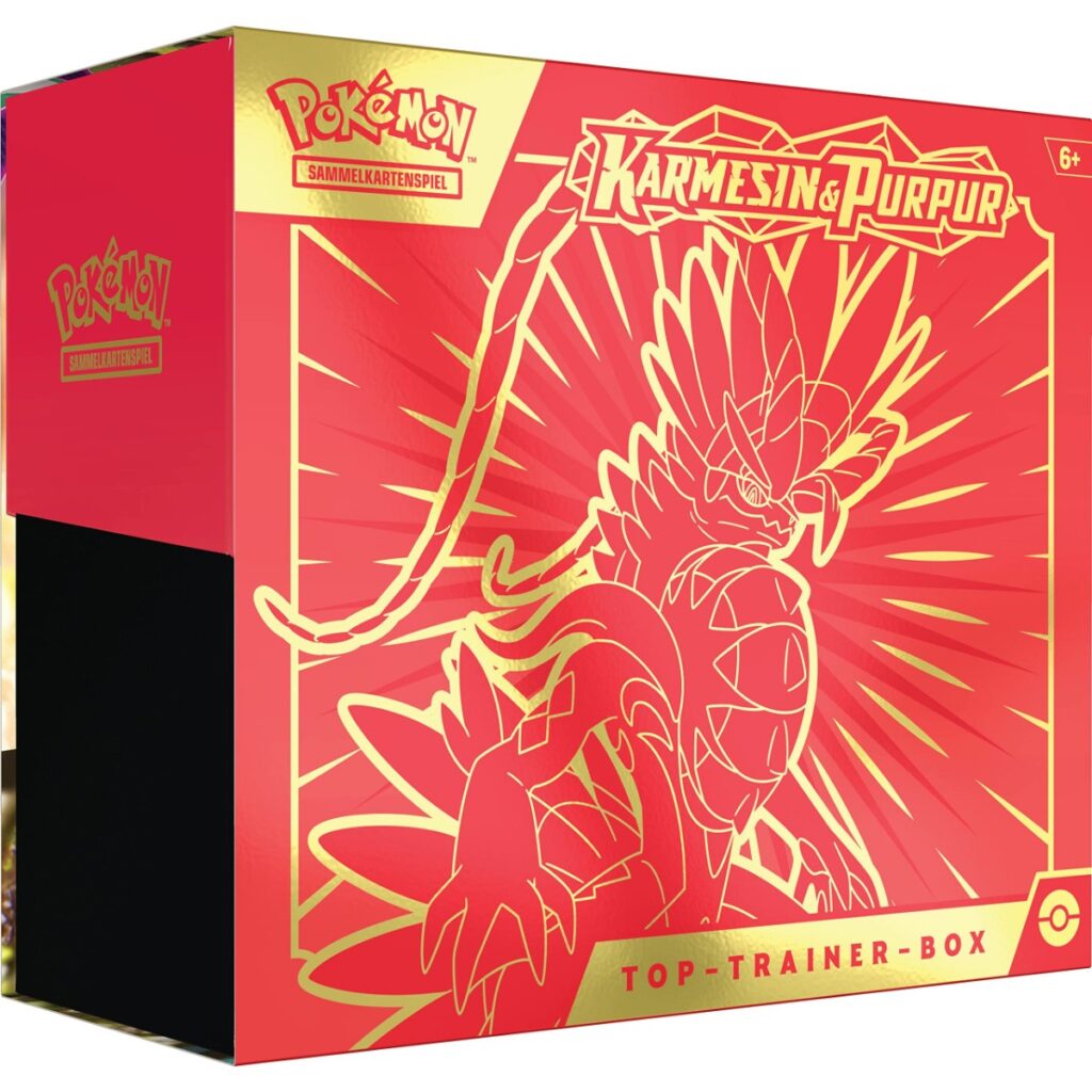 Pokémon Top-Trainer-Box Karmesin & Purpur – Koraidon (Deutsch)