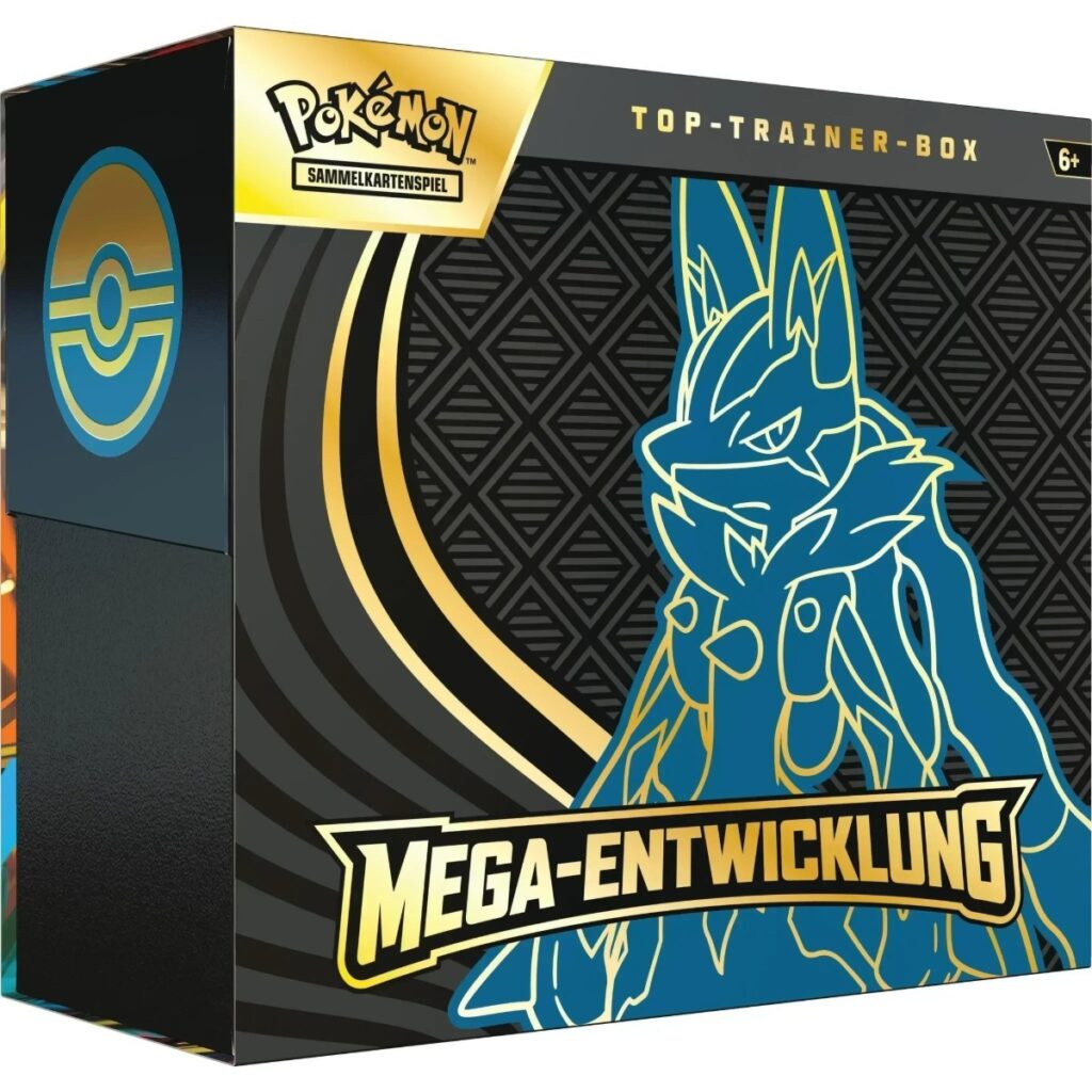Pokémon Top-Trainer-Box Mega-Entwicklung – Lucario (Deutsch)
