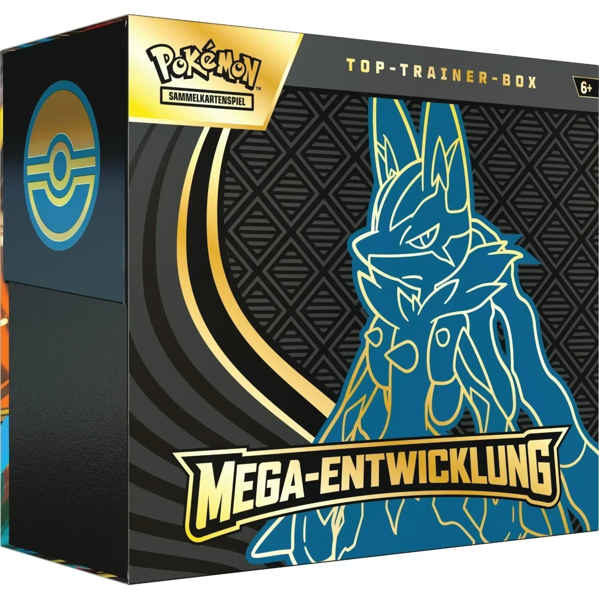 Pokémon Top-Trainer-Box Mega-Entwicklung – Lucario (Deutsch)