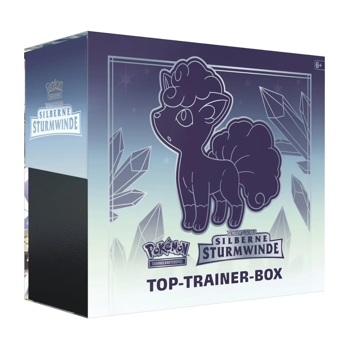 Pokémon Top-Trainer-Box Schwert & Schild – Silberne Sturmwinde (Deutsch)