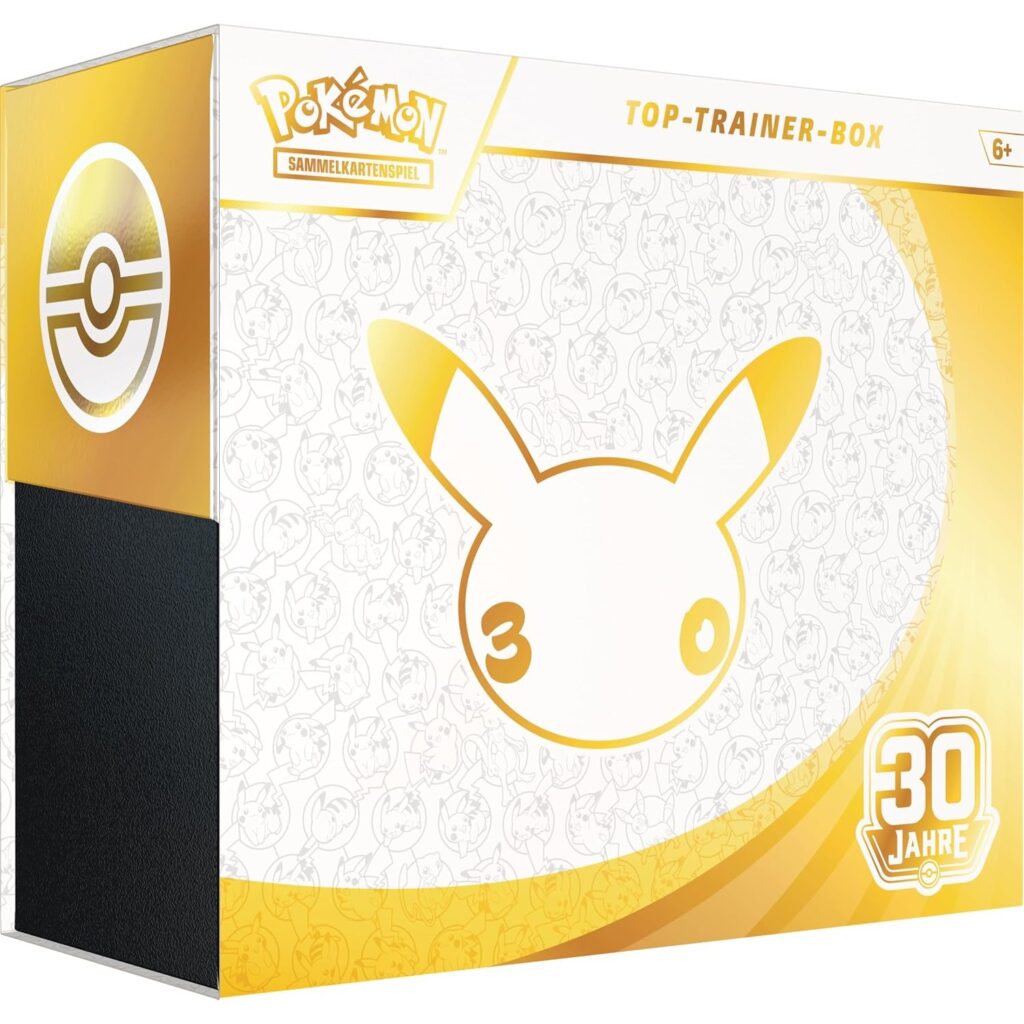 Pokémon Sammelkartenspiel 30 Jahre Top-Trainer-Box (Deutsch)