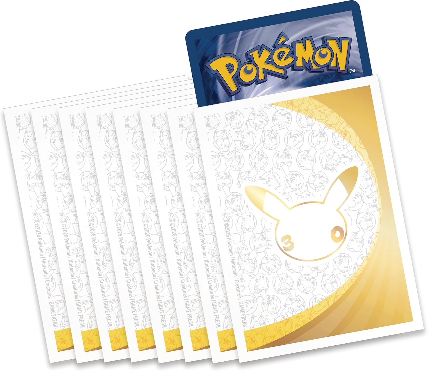 65 card sleeves in the 30 Jahre design
