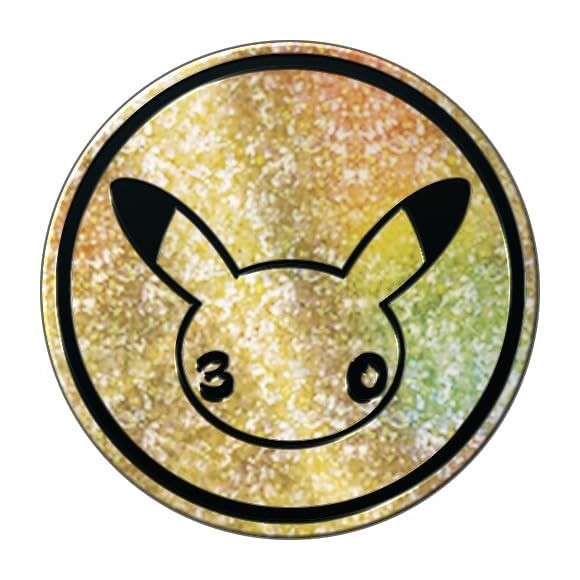 Pikachu coin for the 30th anniversary