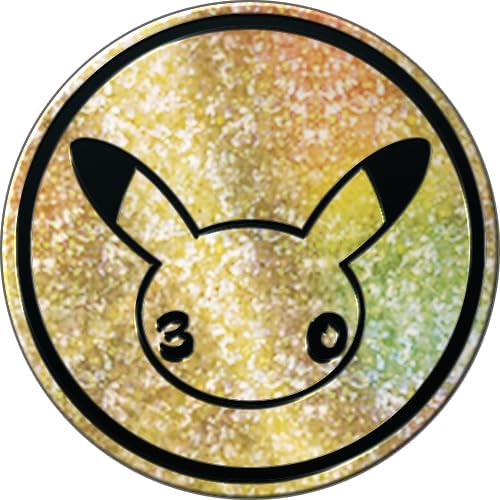 Plastic coin with Pikachu