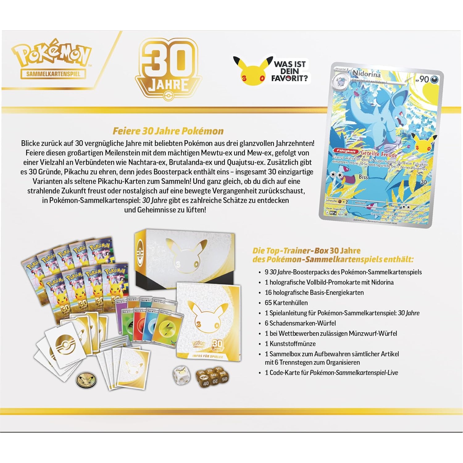 Back of the Elite Trainer Box with contents list